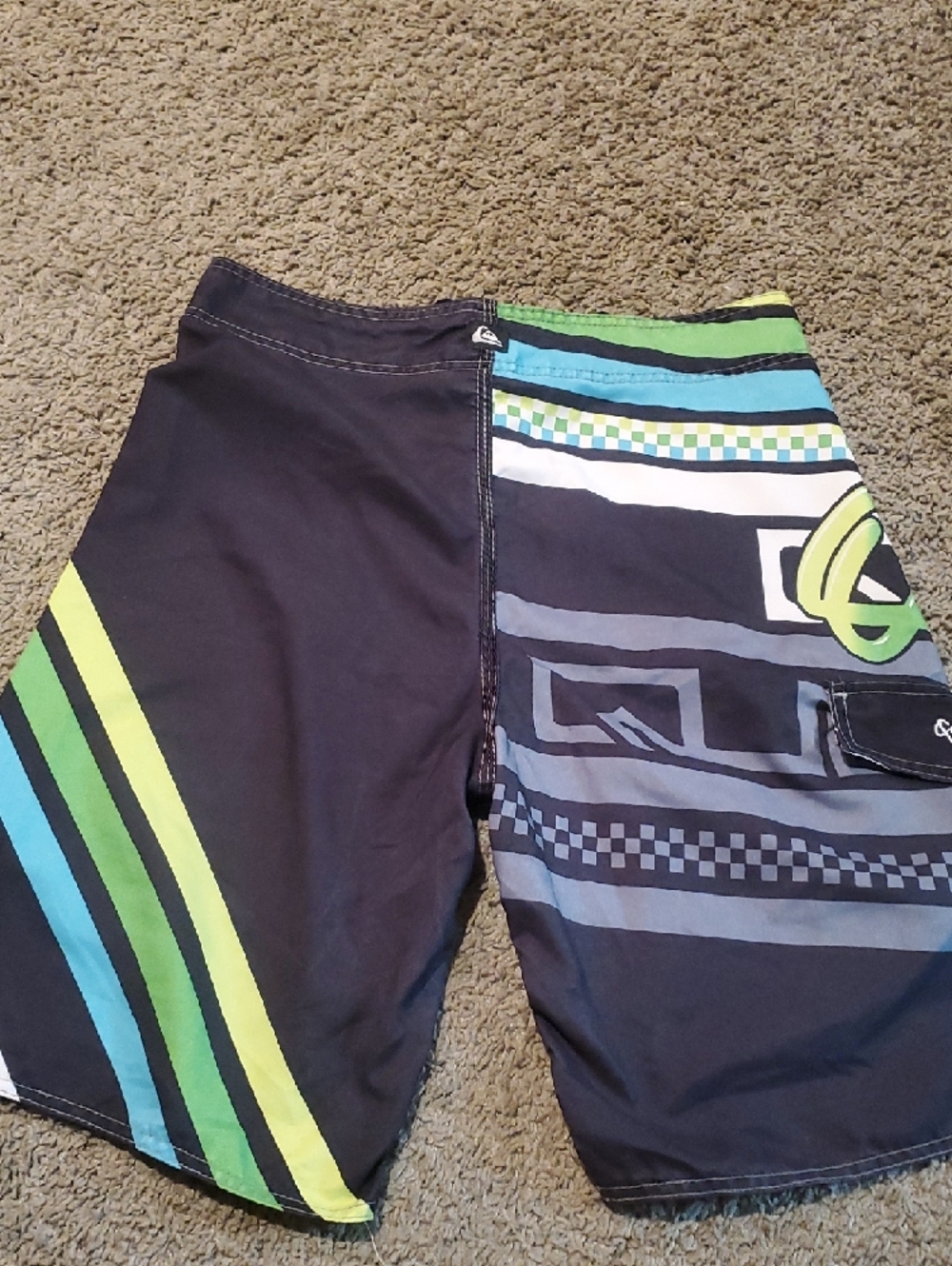 Quiksilver Men's Multicolor Graphic Baithing Suit - Picture 3 of 3